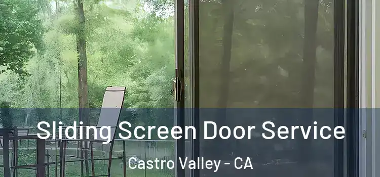 Sliding Screen Door Service Castro Valley - CA